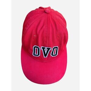 Hat Ovo Official October's Very Own Varsity Sportcap Red Cap Lid Drake Hip Hop